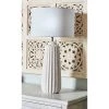 Olivia & May 24" x 13" Ceramic Tapered Cylindrical Table Lamp White - Olivia & May
