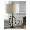 Manasa Metal Table Lamp Antique Brass - Signature Design by Ashley
