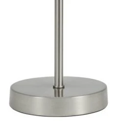 19" Metal Stick Table Lamp with Pull Chain Silver - Cresswell Lighting -Desk Lamps sales shop unnamed file 3664