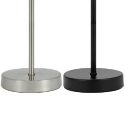 19" Metal Stick Table Lamp with Pull Chain Silver - Cresswell Lighting -Desk Lamps sales shop unnamed file 3665