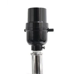 Leather Table Lamp with Fabric Shade Black - Elegant Designs -Desk Lamps sales shop unnamed file 3673