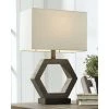 Marilu Table Lamp Gray/Brown - Signature Design by Ashley