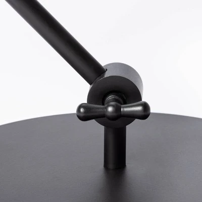 Threshold Designed W/Studio McGee Metal Dome Desk Lamp (Includes LED Light Bulb) Black - Threshold™ designed with Studio McGee 4 Threshold Designed W/Studio McGee Metal Dome Desk Lamp (Includes LED Light Bulb) Black - Threshold™ designed with Studio McGee - Image 4