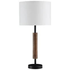 Set of 2 Maliny Table Lamps Black/Brown - Signature Design by Ashley