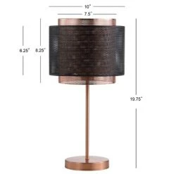 JONATHAN Y 19.7" Tribeca Metal Table Lamp (Includes LED Light Bulb) Copper - JONATHAN Y 5 JONATHAN Y 19.7" Tribeca Metal Table Lamp (Includes LED Light Bulb) Copper - JONATHAN Y -Desk Lamps sales shop unnamed file 3749