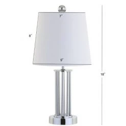 JONATHAN Y 18" Metal Lillian Mini Table Lamp (Includes LED Light Bulb) Silver - JONATHAN Y 6 JONATHAN Y 18" Metal Lillian Mini Table Lamp (Includes LED Light Bulb) Silver - JONATHAN Y -Desk Lamps sales shop unnamed file 3763