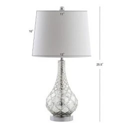 JONATHAN Y 25.5" (Set of 2) Darren Glass Table Lamp (Includes LED Light Bulb) Silver - JONATHAN Y -Desk Lamps sales shop unnamed file 3767