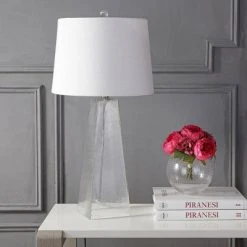 JONATHAN Y 28.5" Glass Dylan Table Lamp (Includes LED Light Bulb) Clear - JONATHAN Y -Desk Lamps sales shop unnamed file 3772
