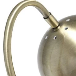 Mid Century Curved Table Lamp with Dome Shade Antique Brass - Lalia Home -Desk Lamps sales shop unnamed file 3781