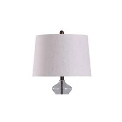 Allen Seeded Glass Table Lamp with Tapered Drum Shade Oil Rubbed Bronze - StyleCraft