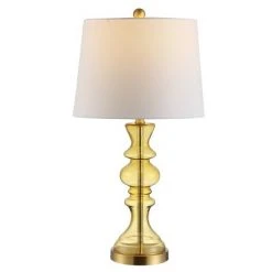 Jaiden Table Lamp (Includes LED Light Bulb) Amber - Safavieh