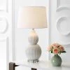 JONATHAN Y 28.25" Ceramic Thatcher Table Lamp (Includes Energy Efficient Light Bulb) - JONATHAN Y Gray
