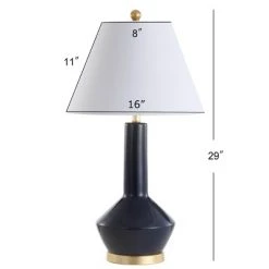 JONATHAN Y 29" Ceramic/Metal Copenhagen Table Lamp (Includes Energy Efficient Light Bulb) - JONATHAN Y White -Desk Lamps sales shop unnamed file 3858