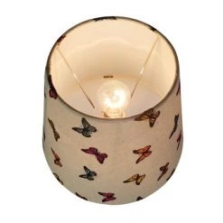 22" Polyresin Table Lamp with Butterflies Hardback Shade - Creative Motion Industries Cream -Desk Lamps sales shop unnamed file 3877