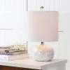JONATHAN Y 16" Wilson Seashell Table Lamp White (Includes LED Light Bulb) - JONATHAN Y