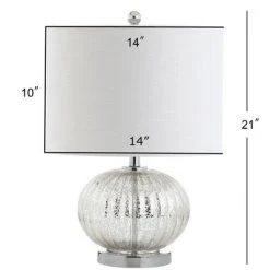 JONATHAN Y 21" Glass Judith Mercury Table Lamp (Includes LED Light Bulb) Silver - JONATHAN Y 5 JONATHAN Y 21" Glass Judith Mercury Table Lamp (Includes LED Light Bulb) Silver - JONATHAN Y -Desk Lamps sales shop unnamed file 3884
