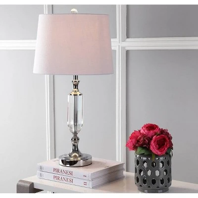 JONATHAN Y 27" Crystal Bella Table Lamp (Includes LED Light Bulb) Clear - JONATHAN Y 1 JONATHAN Y 27" Crystal Bella Table Lamp (Includes LED Light Bulb) Clear - JONATHAN Y