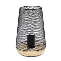 Wired Mesh Uplight Table Lamp Black - Simple Designs -Desk Lamps sales shop unnamed file 394