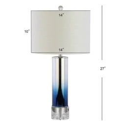 JONATHAN Y Glass/Crystal Edward Table Lamp (Includes Energy Efficient Light Bulb) - JONATHAN Y Pink -Desk Lamps sales shop unnamed file 3962
