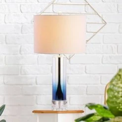JONATHAN Y Glass/Crystal Edward Table Lamp (Includes Energy Efficient Light Bulb) - JONATHAN Y Pink -Desk Lamps sales shop unnamed file 3963