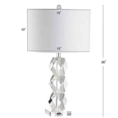 JONATHAN Y 26" Crystal Sofia Table Lamp (Includes LED Light Bulb) Clear - JONATHAN Y 3 JONATHAN Y 26" Crystal Sofia Table Lamp (Includes LED Light Bulb) Clear - JONATHAN Y - Image 3