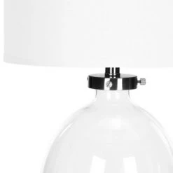 Set of 2 Neville Glass Table Lamp (Includes LED Light Bulb) Clear - Safavieh -Desk Lamps sales shop unnamed file 4012