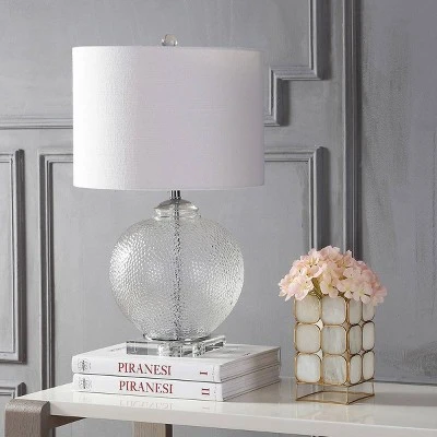 JONATHAN Y 24" Glass/Crystal Avery Table Lamp (Includes LED Light Bulb) Clear - JONATHAN Y 2 JONATHAN Y 24" Glass/Crystal Avery Table Lamp (Includes LED Light Bulb) Clear - JONATHAN Y - Image 2