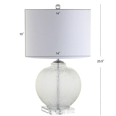JONATHAN Y 24" Glass/Crystal Avery Table Lamp (Includes LED Light Bulb) Clear - JONATHAN Y 3 JONATHAN Y 24" Glass/Crystal Avery Table Lamp (Includes LED Light Bulb) Clear - JONATHAN Y - Image 3