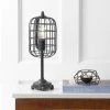 JONATHAN Y 20" Metal Odette Industrial Table Lamp (Includes Light Bulb) Black - JONATHAN Y