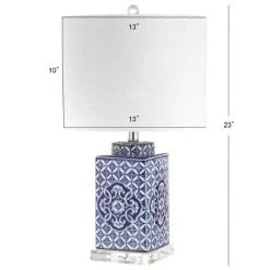 JONATHAN Y 23" Choi Chinoiserie Table Lamp (Includes LED Light Bulb) Blue - JONATHAN Y 5 JONATHAN Y 23" Choi Chinoiserie Table Lamp (Includes LED Light Bulb) Blue - JONATHAN Y -Desk Lamps sales shop unnamed file 4078
