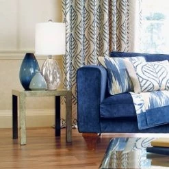 22" Glam Table Lamp Silver (Includes LED Light Bulb) - Cresswell Lighting -Desk Lamps sales shop unnamed file 4089