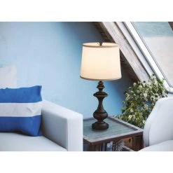 Kenroy Home Table Lamp Beige - Bronze -Desk Lamps sales shop unnamed file 4130