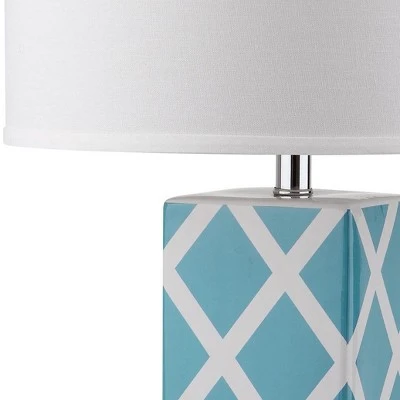 Pachio Table Lamp (Set of 2) - Safavieh Gray 3 Pachio Table Lamp (Set of 2) - Safavieh Gray - Image 3