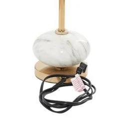 Olivia & May Modern Ceramic and Iron Table Lamp Gold/White - Olivia & May 11 Olivia & May Modern Ceramic and Iron Table Lamp Gold/White - Olivia & May -Desk Lamps sales shop unnamed file 4185