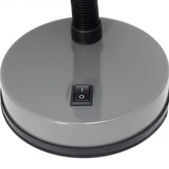 Basic Metal Desk Lamp with Flexible Hose Neck - Simple Designs Gray -Desk Lamps sales shop unnamed file 422