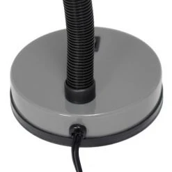 Basic Metal Desk Lamp with Flexible Hose Neck - Simple Designs Gray -Desk Lamps sales shop unnamed file 423