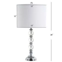 JONATHAN Y 26" (Set of 2) Paul Crystal/Metal Table Lamp (Includes LED Light Bulb) Chrome- JONATHAN Y 5 JONATHAN Y 26" (Set of 2) Paul Crystal/Metal Table Lamp (Includes LED Light Bulb) Chrome- JONATHAN Y -Desk Lamps sales shop unnamed file 4230