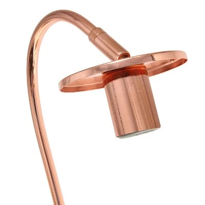 Metal Arched Cage Table Lamp Rose Gold - Lalia Home 4 Metal Arched Cage Table Lamp Rose Gold - Lalia Home - Image 4