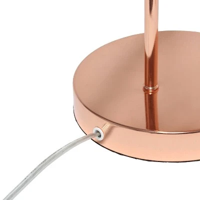 Metal Arched Cage Table Lamp Rose Gold - Lalia Home 5 Metal Arched Cage Table Lamp Rose Gold - Lalia Home - Image 5