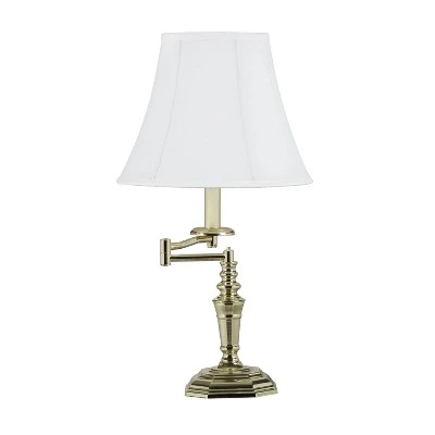 22.5" Traditional Metal Swing Arm Table Lamp Gold - Ore International 2 22.5" Traditional Metal Swing Arm Table Lamp Gold - Ore International - Image 2