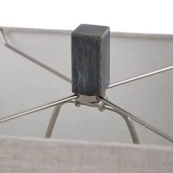 Brampton Open Scroll Design Table Lamp with Rectangle Shade Blue - StyleCraft -Desk Lamps sales shop unnamed file 4273