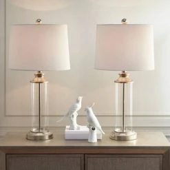 510 Design (Set of 2) 25.75" Clarity Table Lamp Silver -Desk Lamps sales shop unnamed file 4317