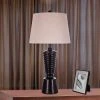 Fangio Lighting Deco Resin Table Lamp - 30.5"H - Antique Bronze