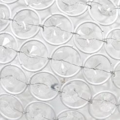 10" Elipse Crystal Ball Sequin Table Lamp White - Elegant Designs -Desk Lamps sales shop unnamed file 4336