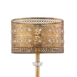 28" 1-Light Bryar Buffet Table Lamp Brass/Crystal - River of Goods -Desk Lamps sales shop unnamed file 4352