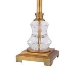 28" 1-Light Bryar Buffet Table Lamp Brass/Crystal - River of Goods -Desk Lamps sales shop unnamed file 4353