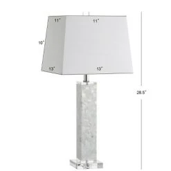 JONATHAN Y 28.5" (Set of 2) Noelle Seashell Table Lamp (Includes LED Light Bulb) White - JONATHAN Y -Desk Lamps sales shop unnamed file 4356