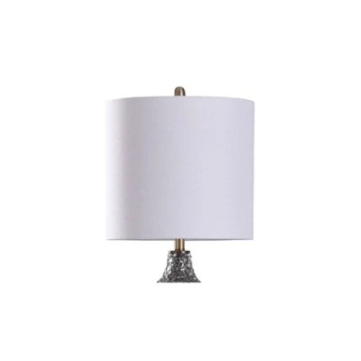 Rochford Textured Glass Table Lamp with Drum Shade Antique Brass - StyleCraft 1 Rochford Textured Glass Table Lamp with Drum Shade Antique Brass - StyleCraft