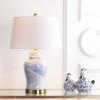 JONATHAN Y 26" Ceramic Wallace Table Lamp (Includes LED Light Bulb) Blue - JONATHAN Y