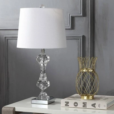 JONATHAN Y 26" Crystal Chloe Table Lamp (Includes LED Light Bulb) Clear - JONATHAN Y 2 JONATHAN Y 26" Crystal Chloe Table Lamp (Includes LED Light Bulb) Clear - JONATHAN Y - Image 2
